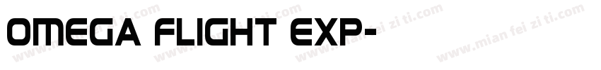 Omega Flight Exp字体转换